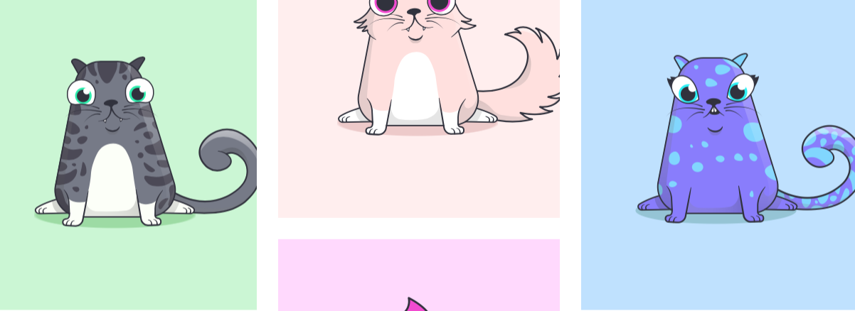 CryptoKitties header art from cryptokitties.co