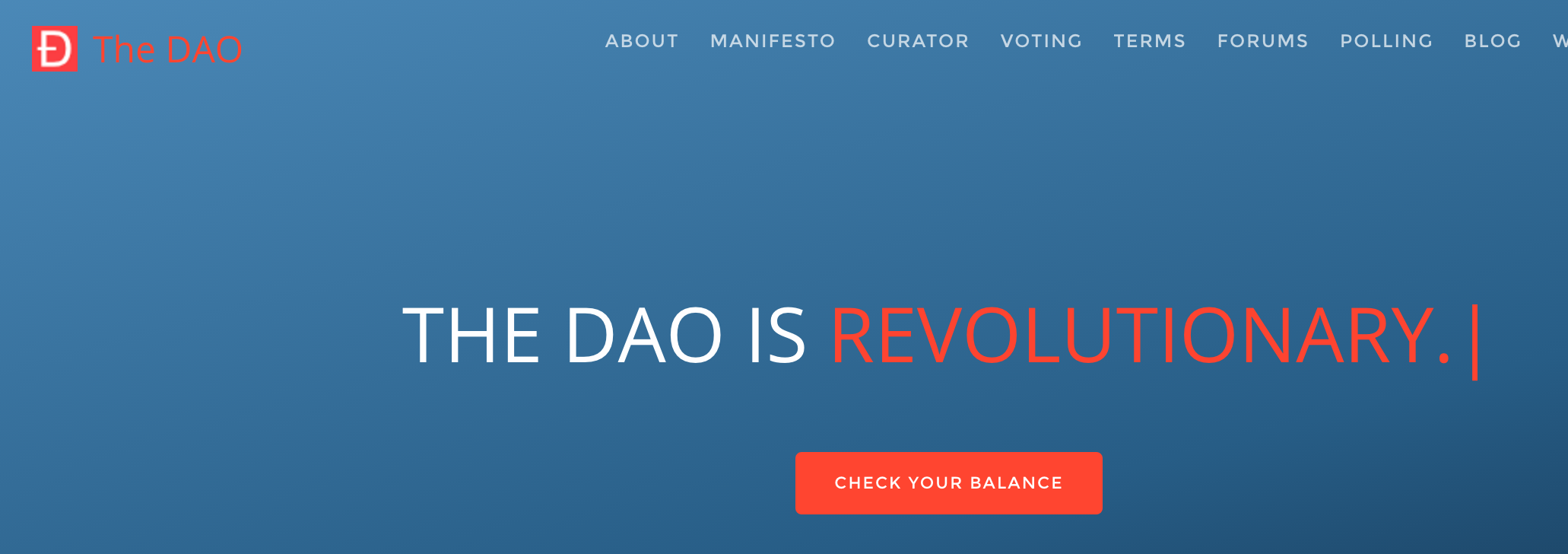 Screenshot of daohub.org